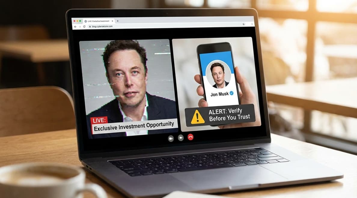 Deepfake celebrity likeness used in a fake investment ad